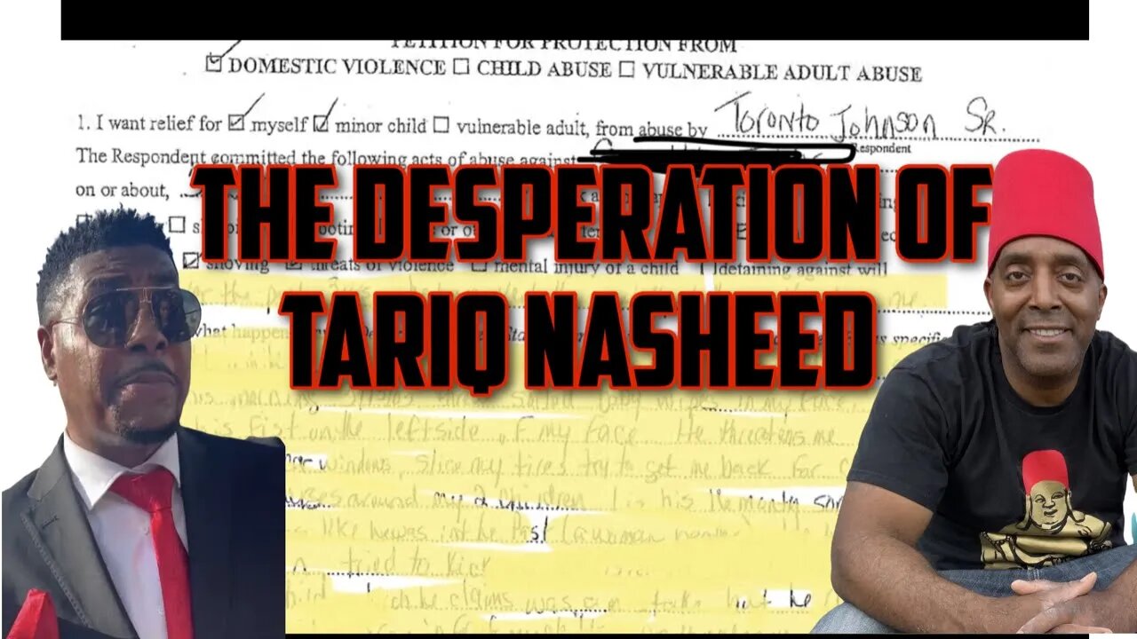 The Desperation of Tariq Nasheed.. Says I'm a "sxx offender, alcoholic, & abuser" lol Let's Cook!🔥