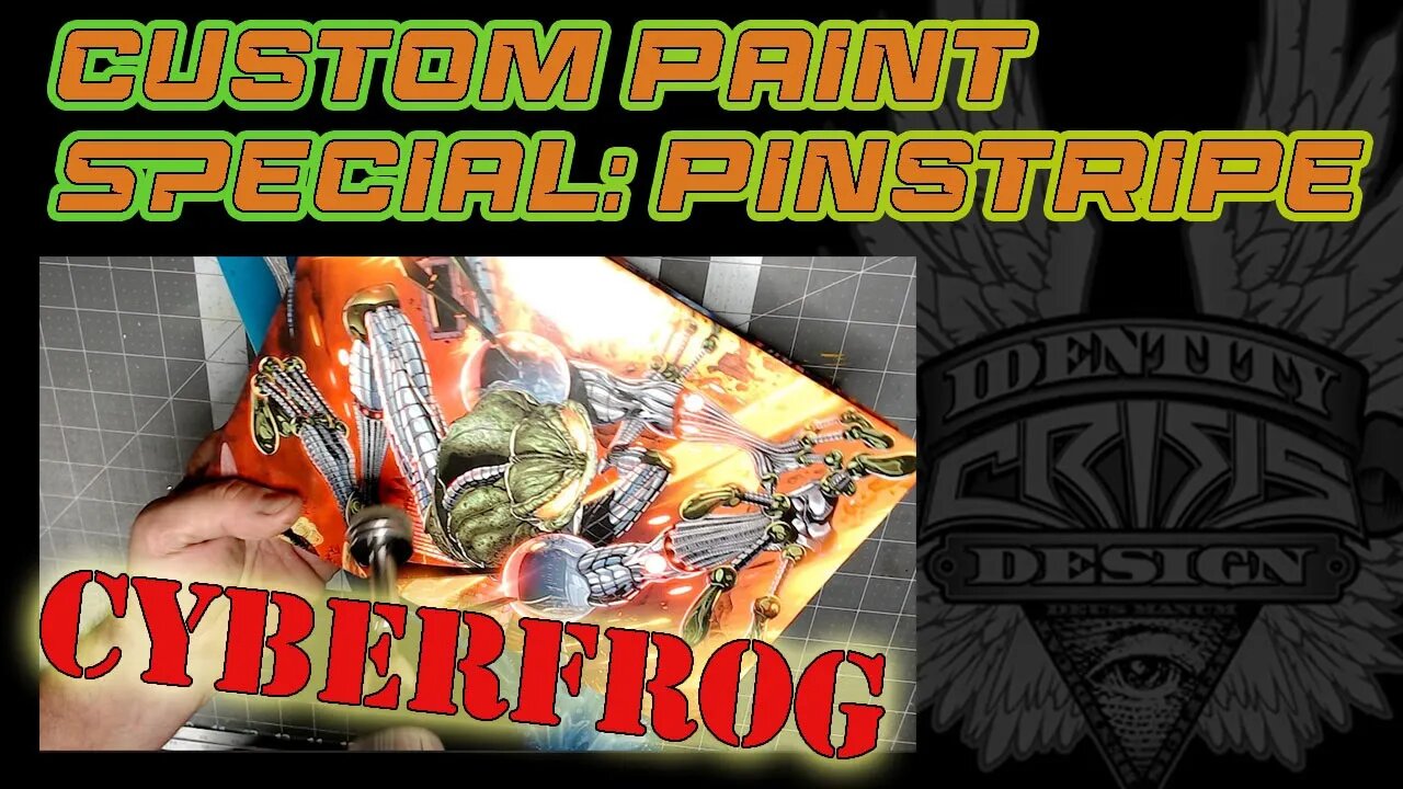 Comic Artist Evolution The custom paint Cyberfrog VonDutch tribute mashup.