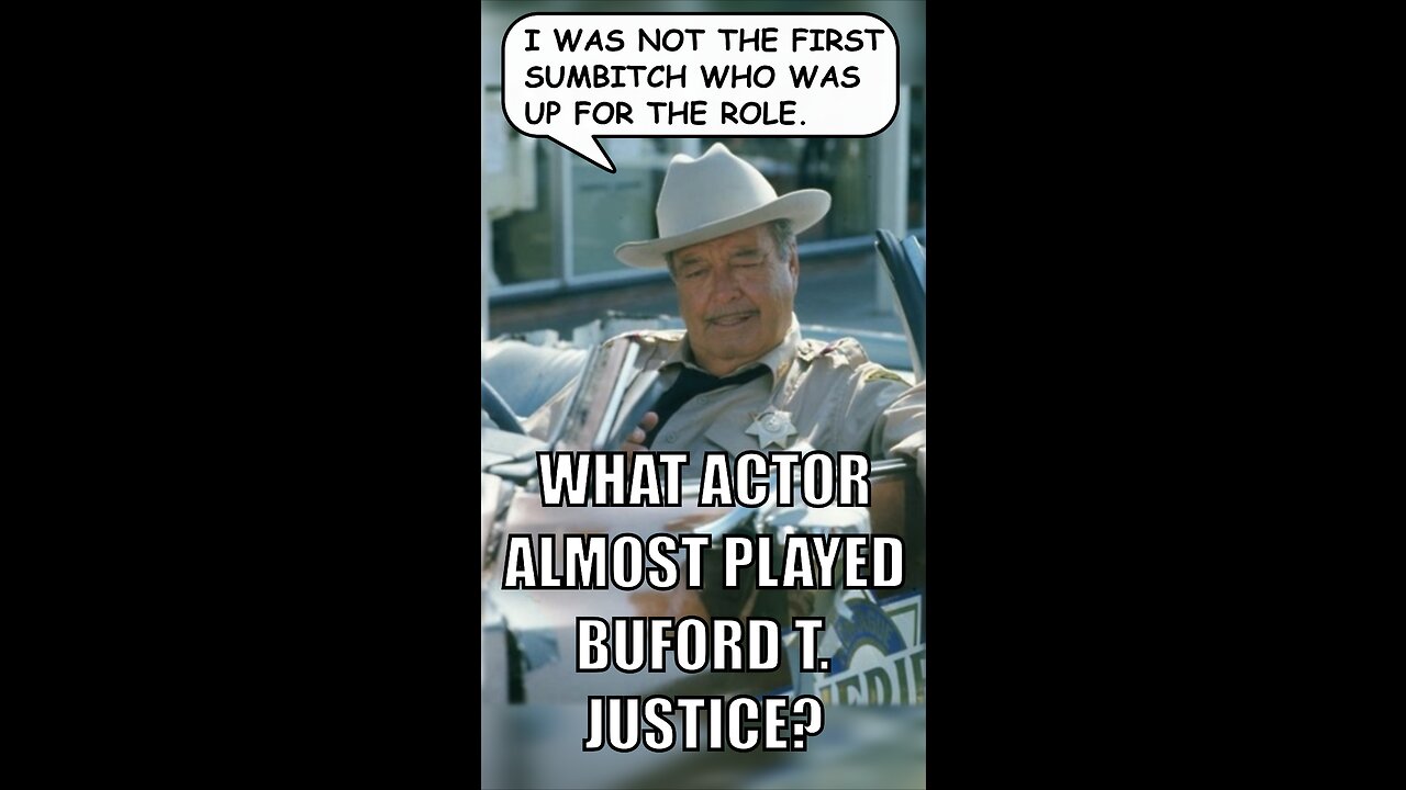 Jackie Gleason was not the first choice for Buford T. Justice