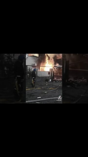 Russians shelled a house in #Zaporozhye. #Ukraine