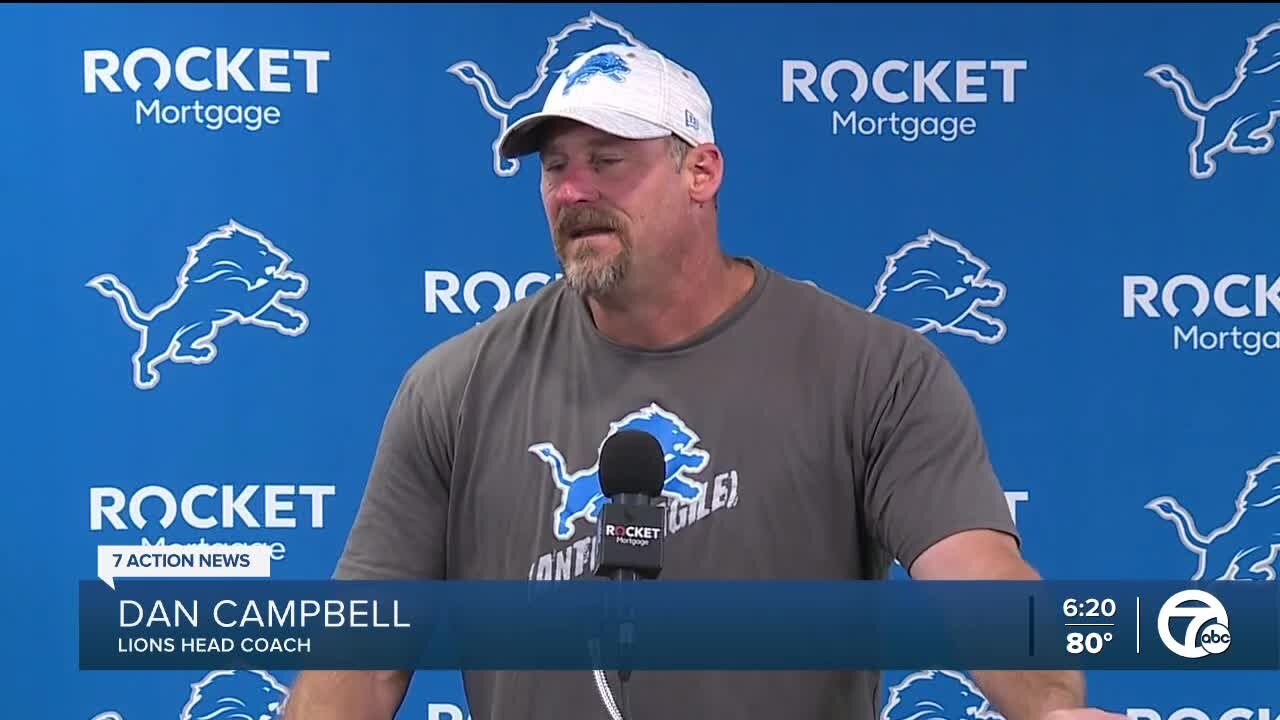 Dan Campbell: 'We didn't crumble' in win over Washington