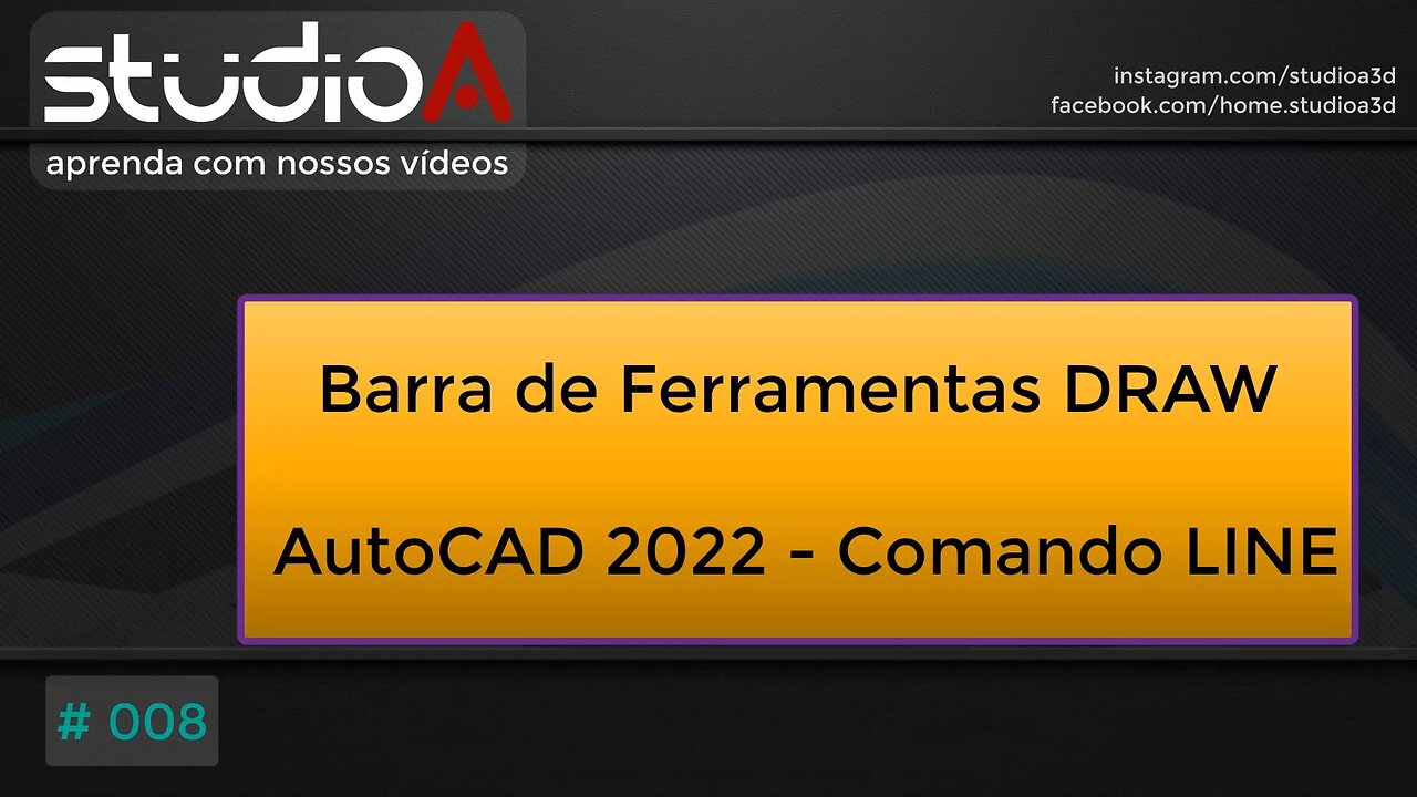 008 AutoCAD 2022 - Comando LINE