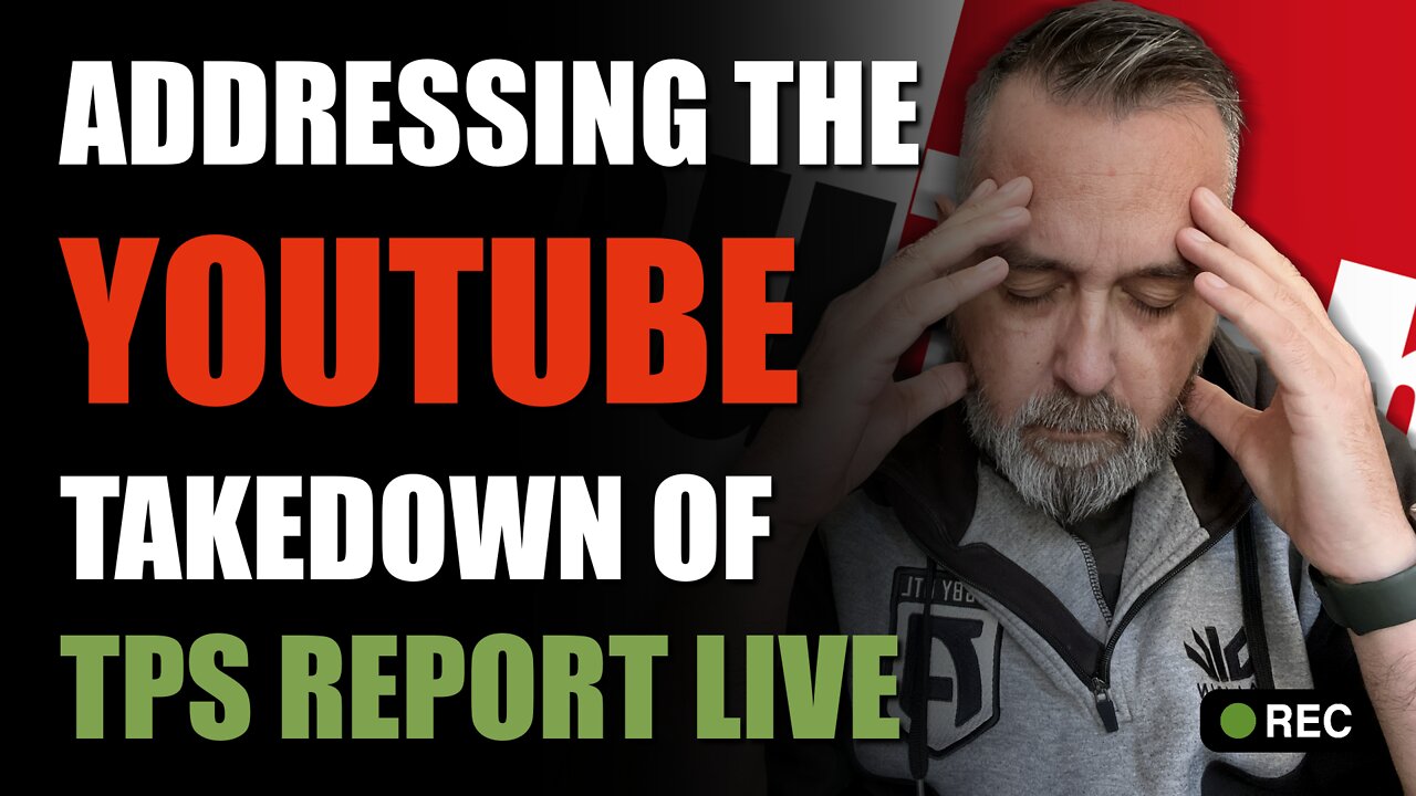 Addressing our "Alex Jonesesque" YouTube Takedown