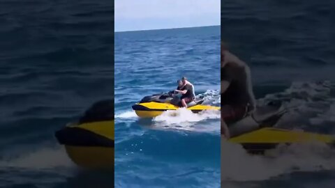 Khabib Nurmagomedov & Hasbulla riding a boat together