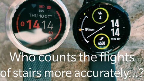 Garmin vs. Samsung - Stair Counting Showdown...