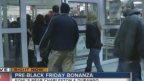 Black Friday begins at many stores around Las Vegas valley