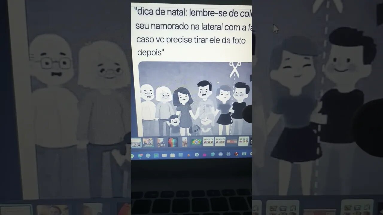 dicas de Natal lembre de colocar seu namorado na lateral com a família caso você precise tirar ele📸🤦