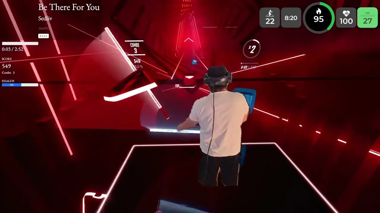 [EN/DE] Beat starting the new week - NEW CAM! #BeatSaber #visuallyimpaired #vr