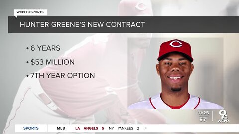 Reds ace Hunter Greene signs 6-year contract extension
