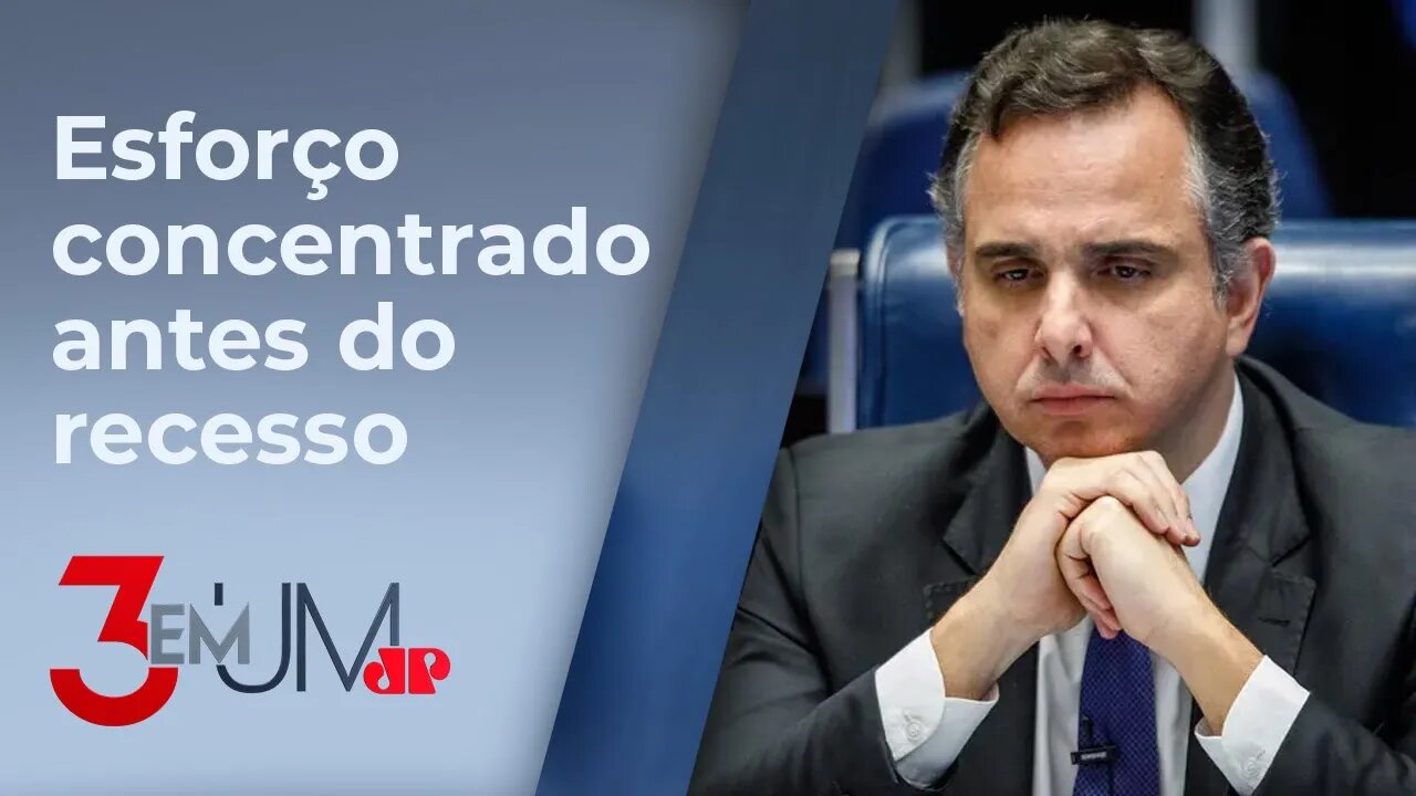 Senado se prepara para votações importantes e Pacheco promete “avançar noite adentro”