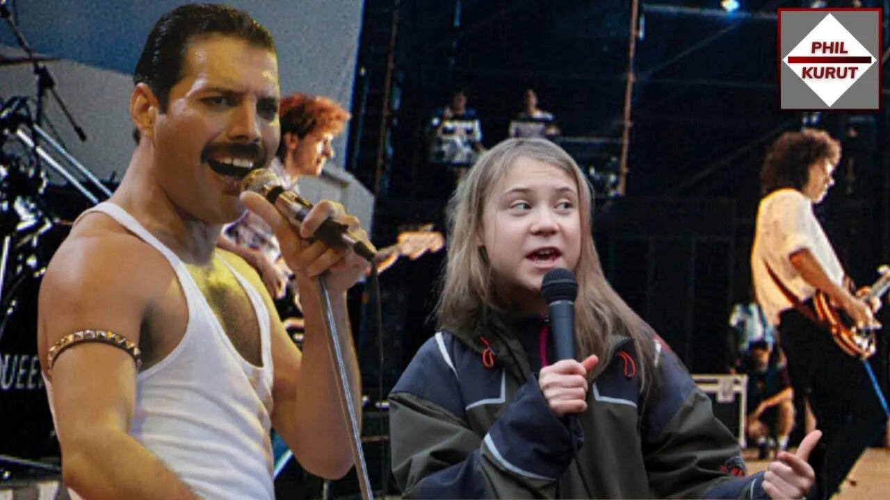 Queen and Greta Thunberg Perform Radio Ga Ga (Blah Blah Blah)