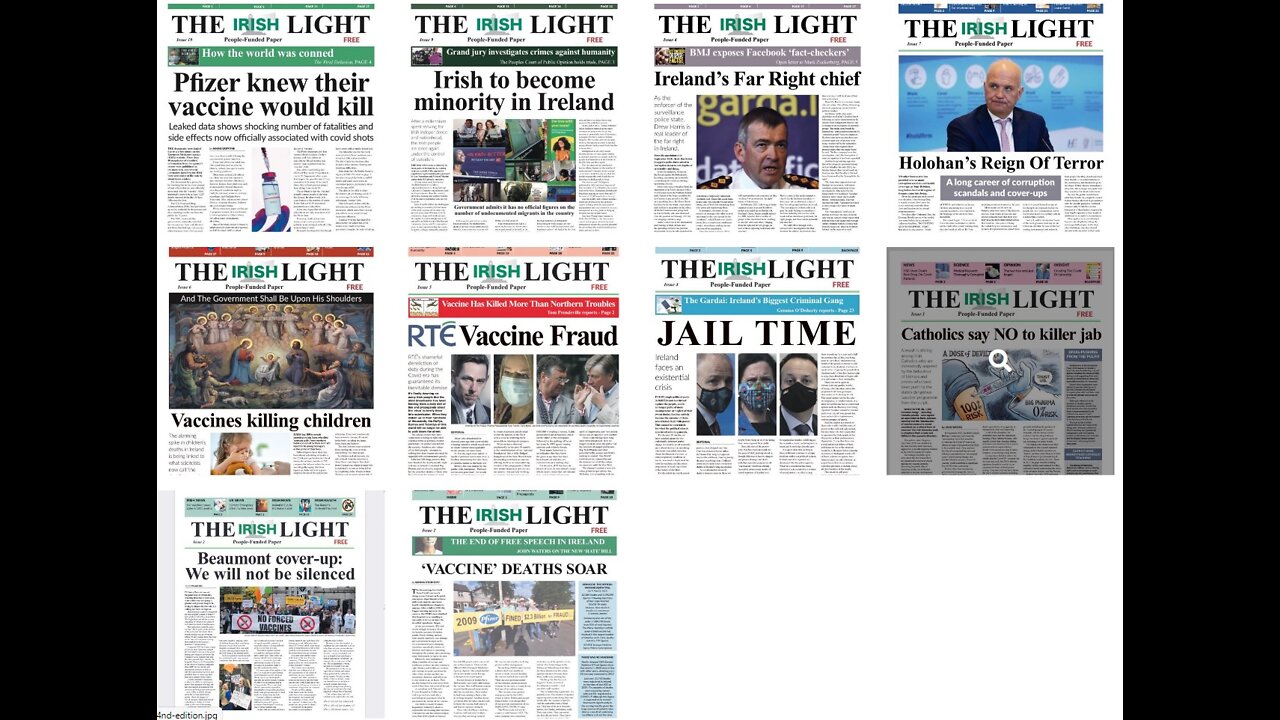 Distributing The Irish Light Newspaper at the Tramore Promenade Two
