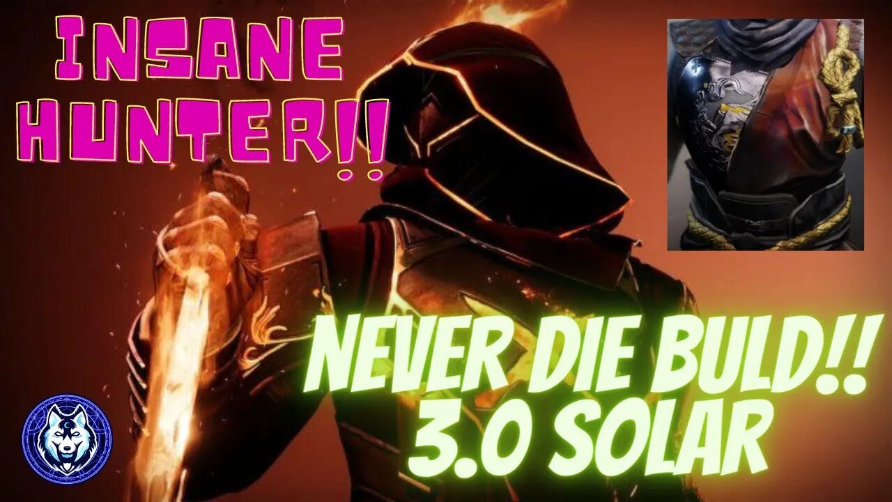 INSANE HUNTER! NEVER DIE SOLAR 3.0 BUILD #destiny2 #builds
