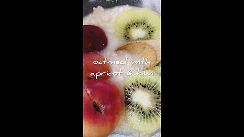 Kiwi with apricot & kiwi