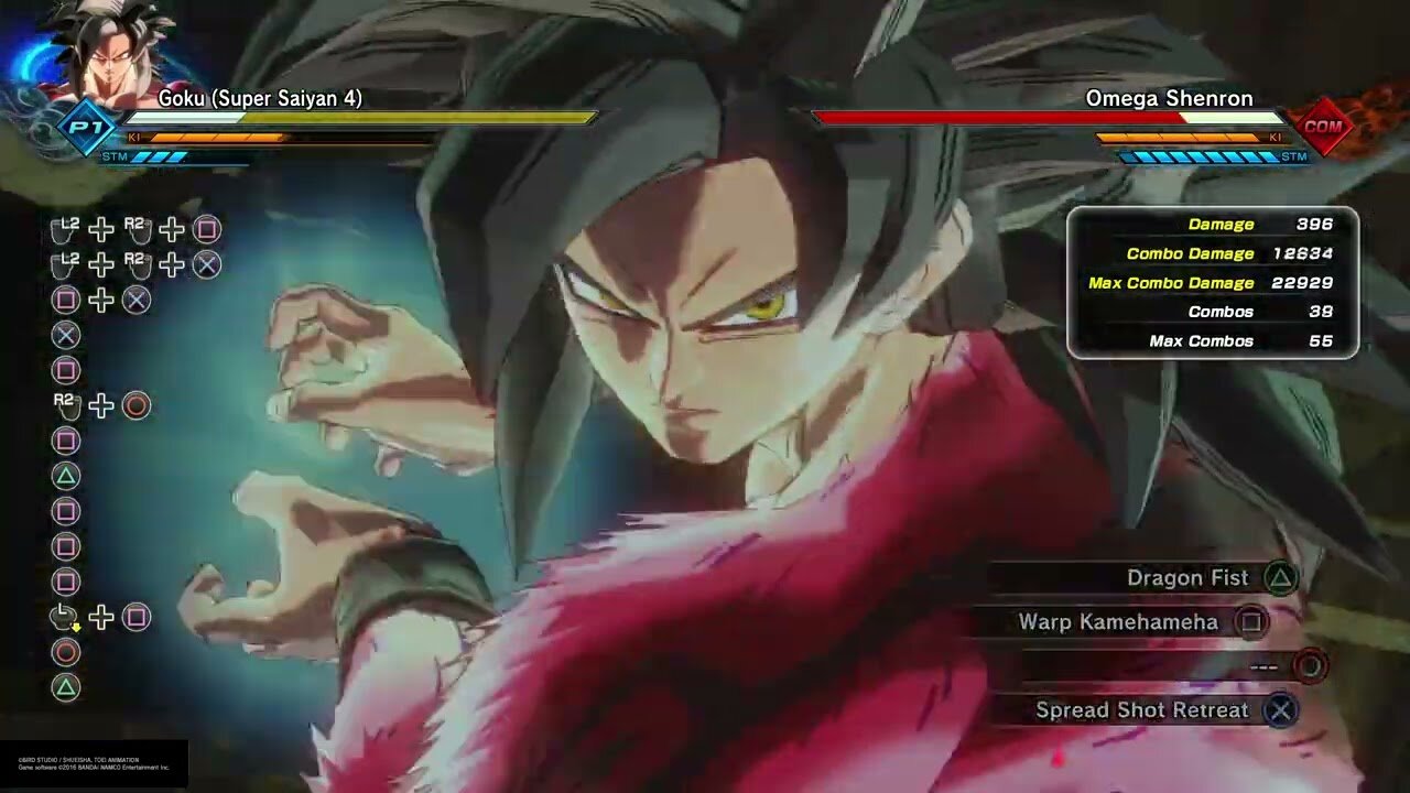 Goku Ssj4 Advanced Tech Combo (Inspired By jjkingzHD)