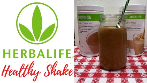 CAFE' MOCHA HEALTHY SHAKE!! HERBALIFE SHAKE RECIPE!!