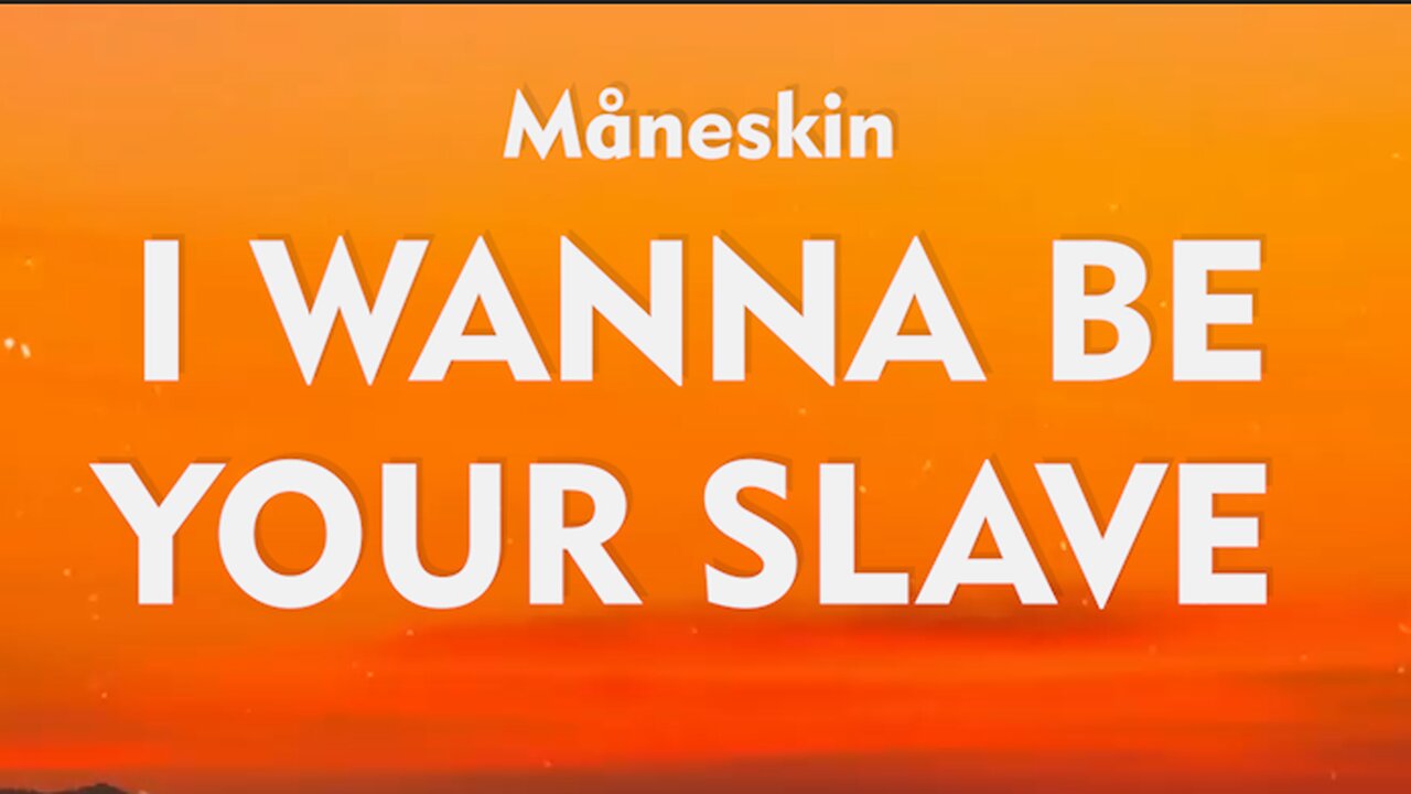 Måneskin - I WANNA BE YOUR SLAVE (Lyrics_Testo) Eurovision 2021