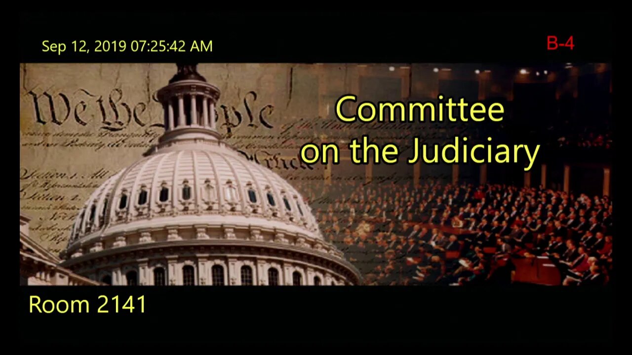 👀 House Judiciary Committee Full Committee Markup, Impeachment Hearing...