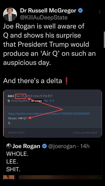Do you see it?? Joe Rogan did because he posted it 🤣 Also a delta..