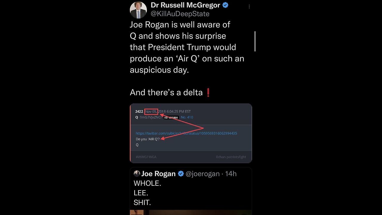 Do you see it?? Joe Rogan did because he posted it 🤣 Also a delta..