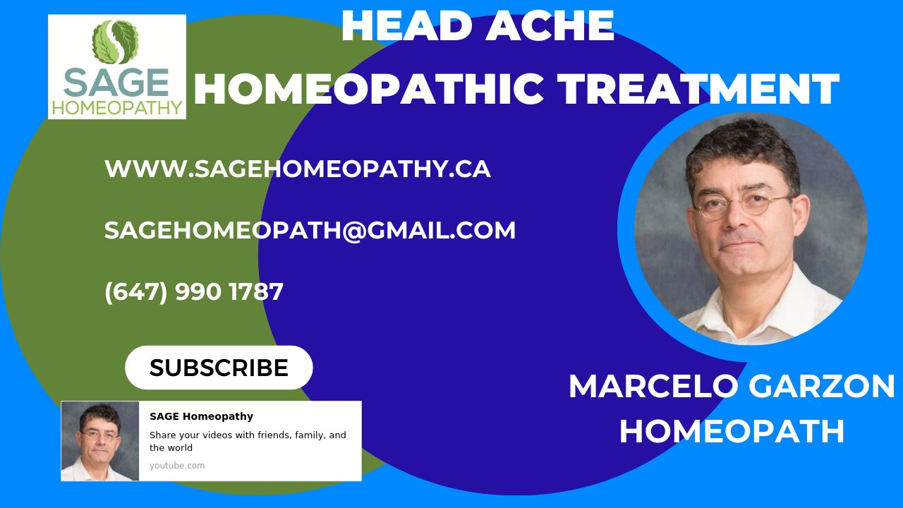 Headaches are horrible. SAGE Homeopathy we have many remedies that can help.