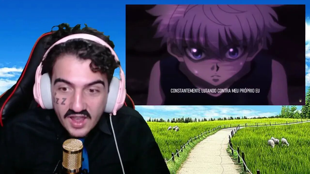PASTOR REACT Só Quero Ser Eu | Killua Zoldyck (Hunter x Hunter) | Shiny | Prod. Try'xl
