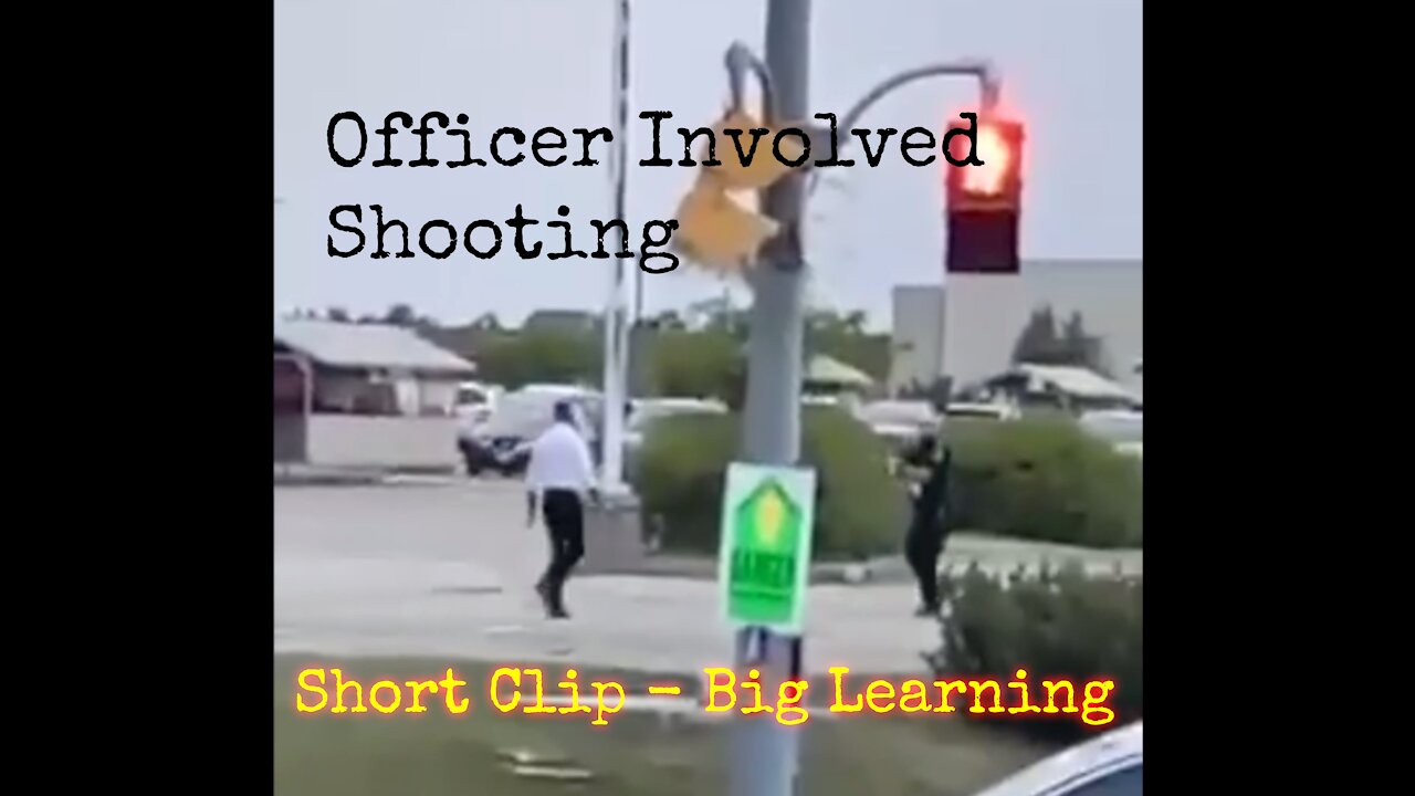 Short Clip - Big Learning - Officer Involved Shooting - Ontario?