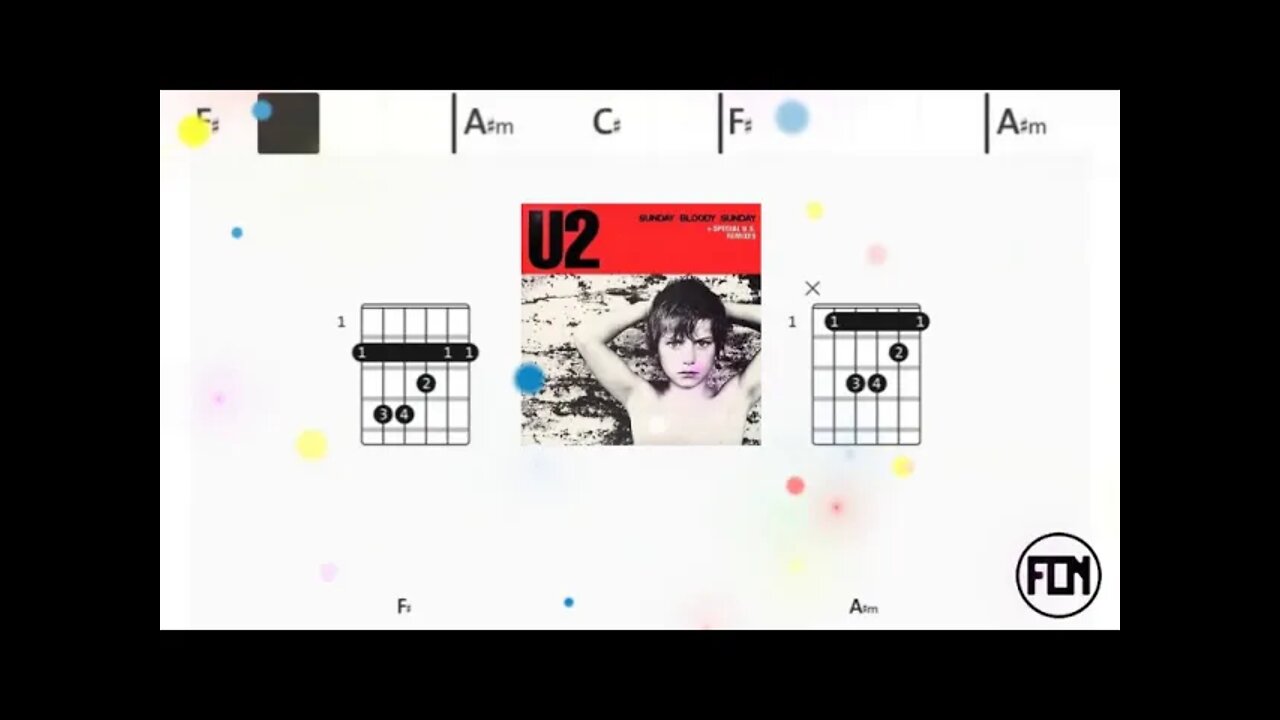 U2 - Sunday bloody sunday - (Chords & Lyrics like a Karaoke)