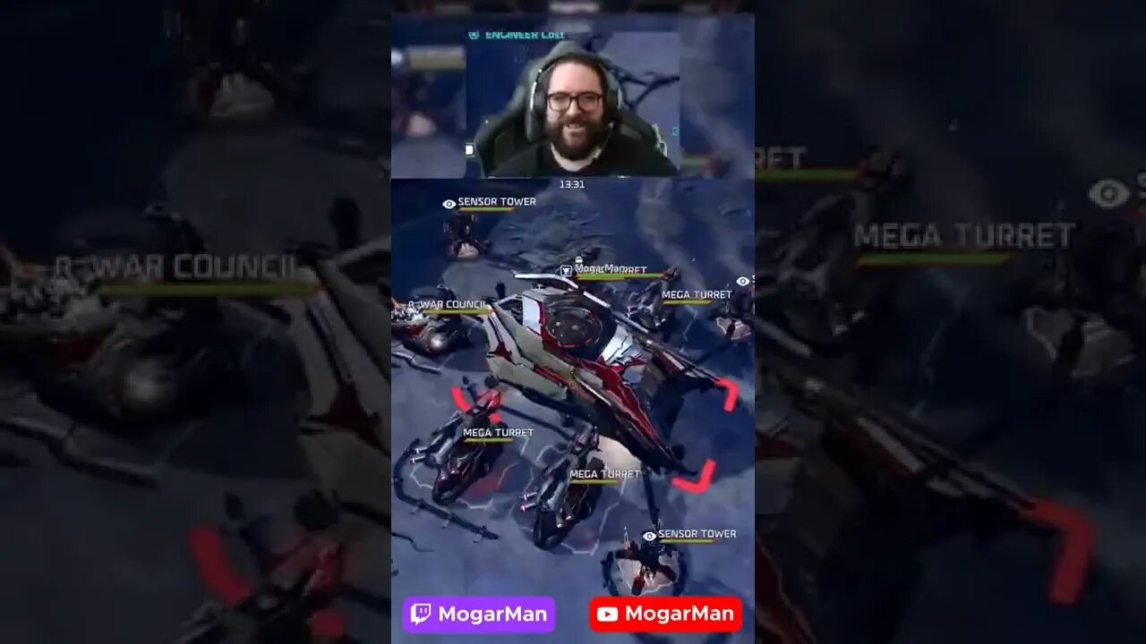 Mega Turret Torture #shorts #halowars2 #halo #haloinfinite #funny #twitchclips #streamclips
