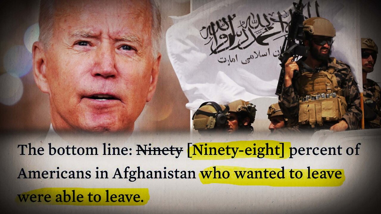 Biden Administrator Caught Lying AGAIN About Afghanistan