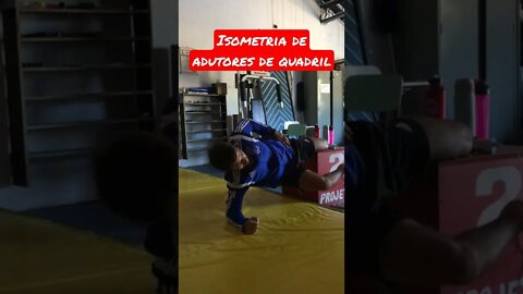 Isometria de adutores de quadril