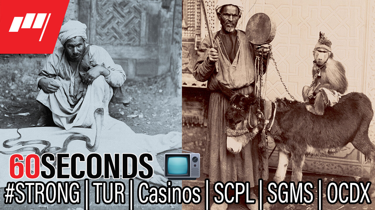 β±οΈ60 Seconds #Strong πͺ $TUR #Casinos $SCPL $SGMS $OCDX see you on TV πΊatπ noon @MarketRebels π΄ββ οΈ