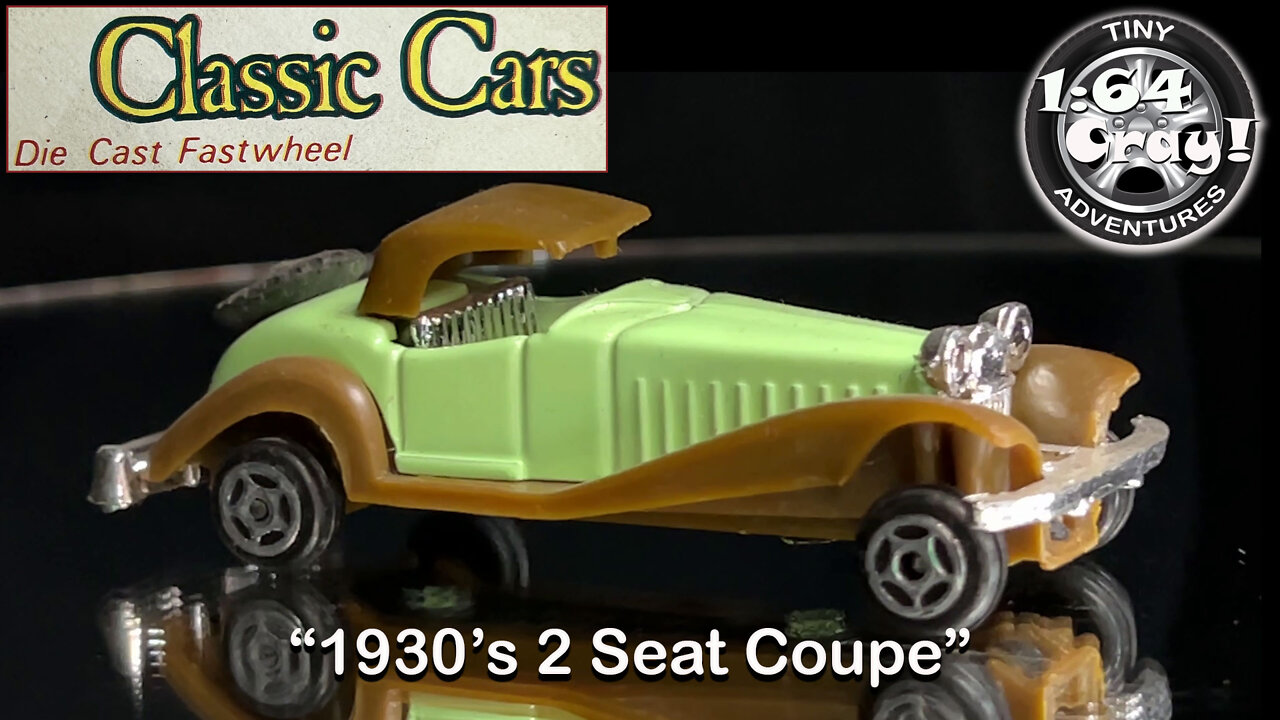 “1930’s 2 Seat Coupe” in Mint/Tan- Model by Classic Cars