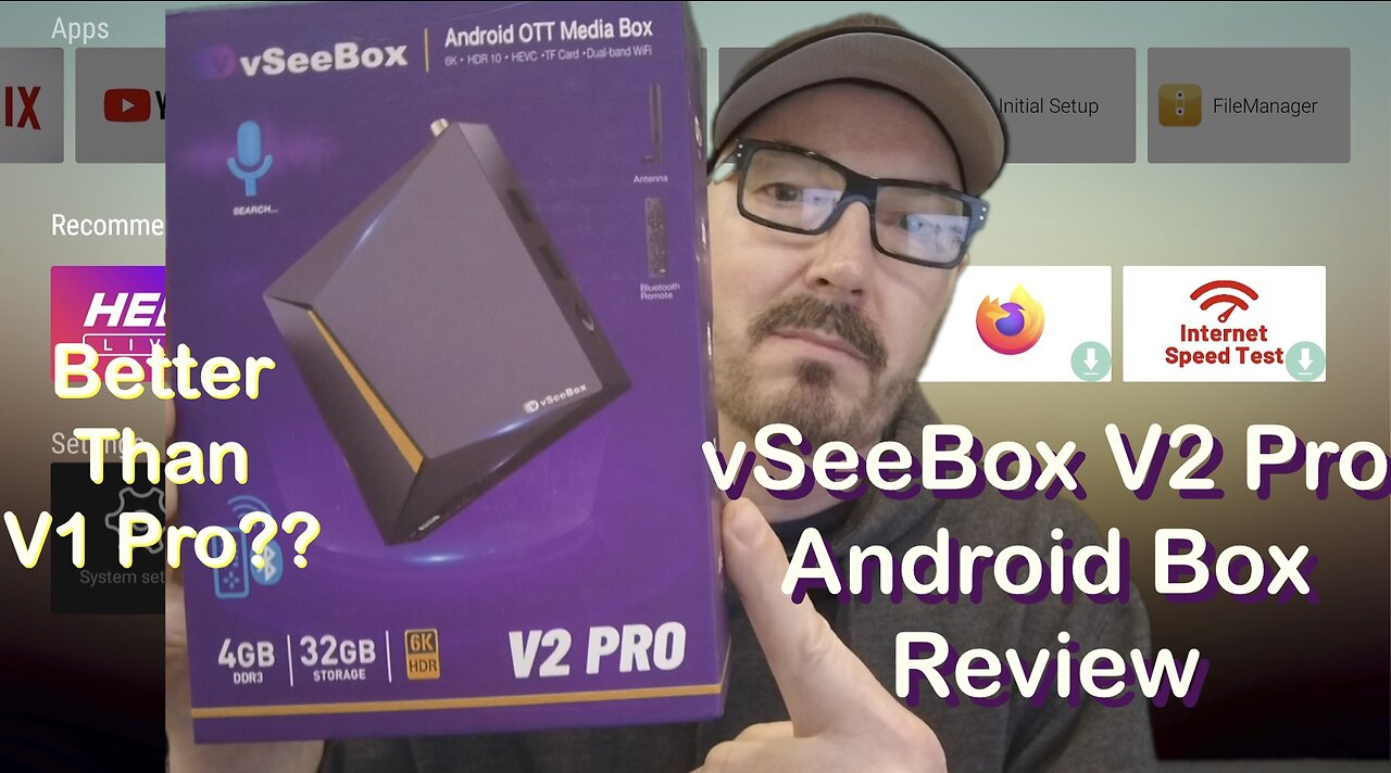 vSeeBox V2 Pro Fully Loaded Android Box Review Part 1 | Better Than V1 Pro?