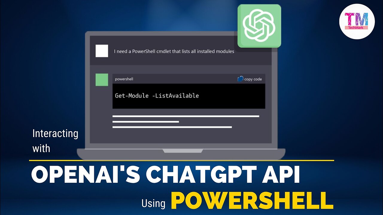 Interacting with OpenAI's ChatGPT API Using PowerShell