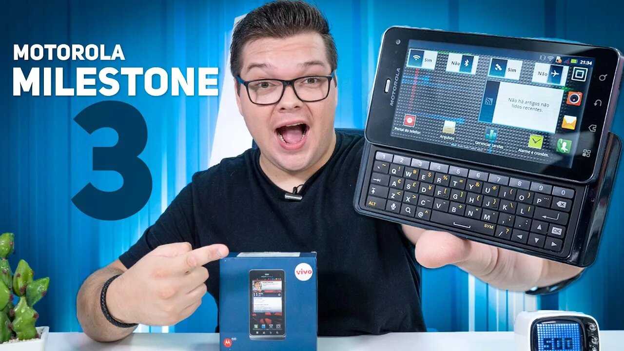 Motorola Milestone 3 | ESSE SMARTPHONE ERA SINISTRO! #VPVD