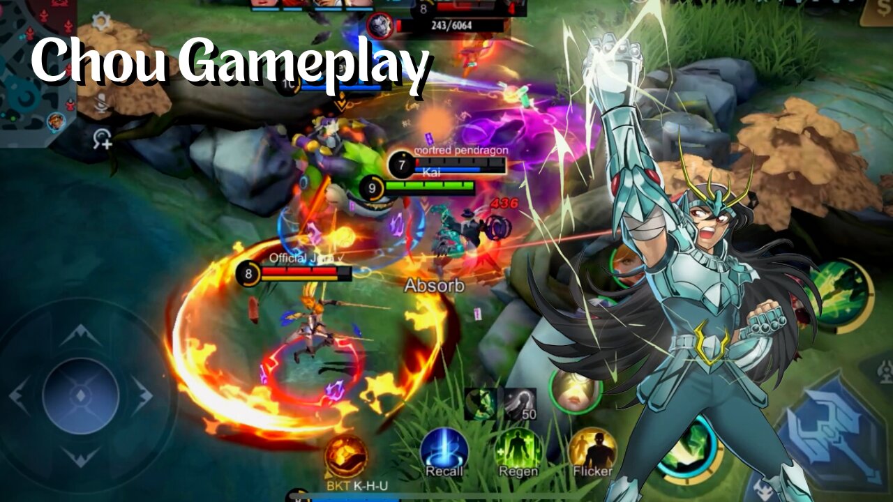 Chou Gameplay || Mobile Legends Bang Bang