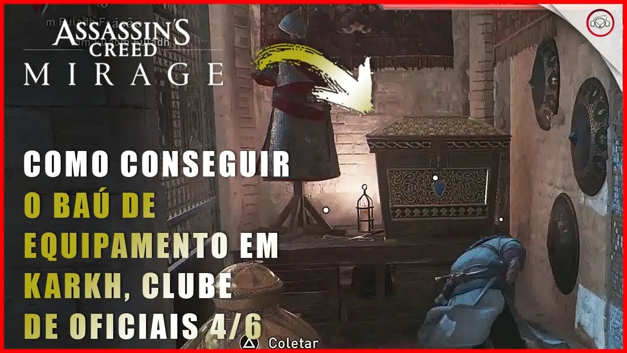 AC Mirage, Como conseguir o baú de equipamento em Karkh, Clube de Oficiais #4/6 | Super-Dica