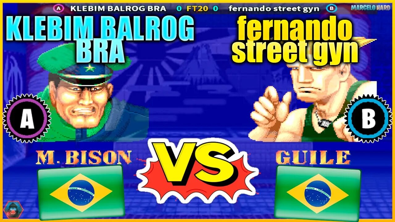 Street Fighter II': Champion Edition (KLEBIM BALROG BRA Vs. fernando street gyn) [Brazil Vs. Brazil]