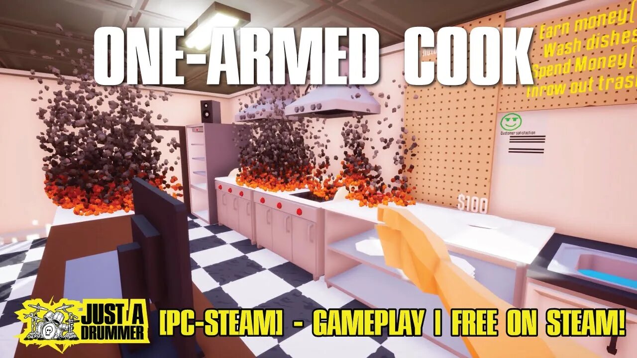 One-Armed Cook – [PC – STEAM] FREE TO PLAY - Another gem!