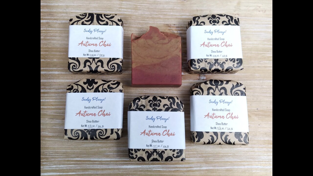 Making of Autumn Chai, Cold Process Soap