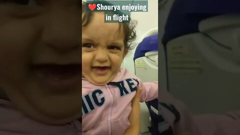 Cute Baby enjoying flight #shorts #cutebaby #babyboy