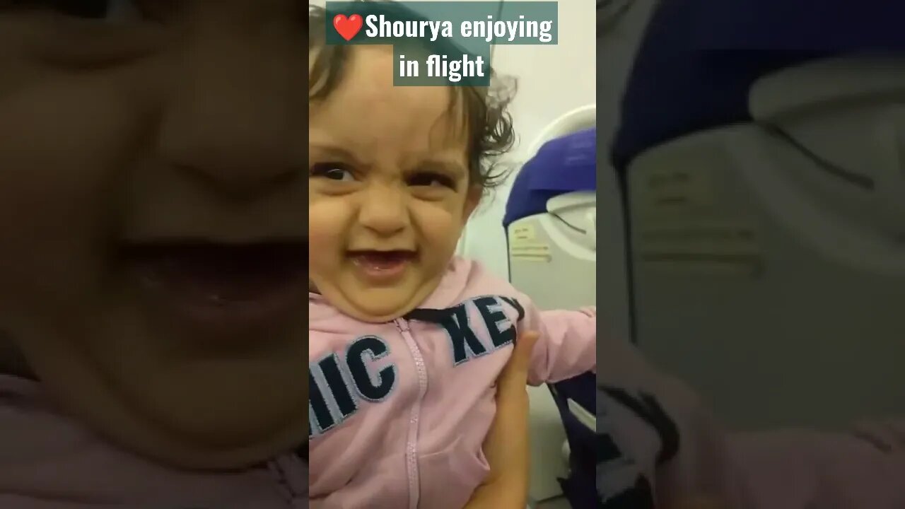 Cute Baby enjoying flight #shorts #cutebaby #babyboy