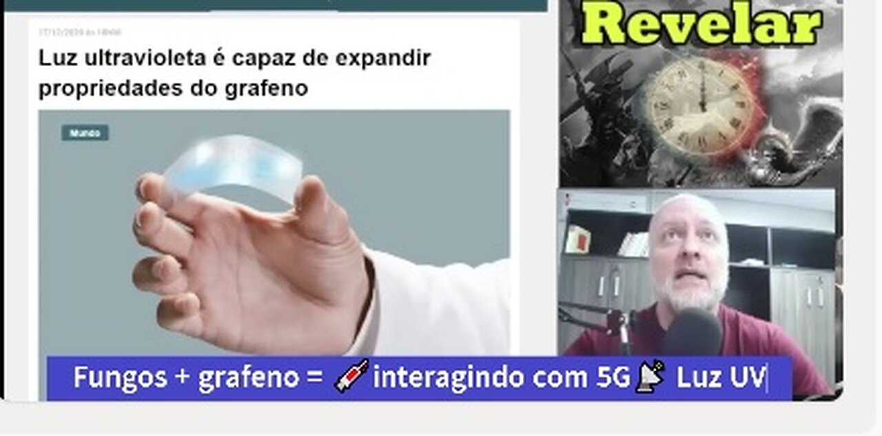 Fungos / Grafeno / Luz Ultravioleta / 5G 📡🧟🧟‍♀ (Canal Revelar)