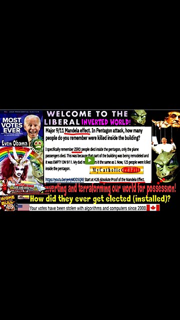 Footage of 911 Never on TV again (See added Mandela Effect info in the description – repost2)