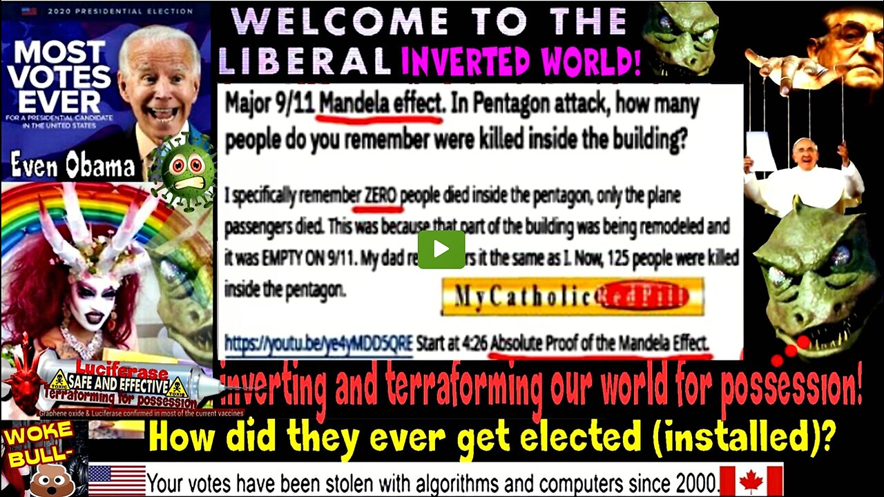 Footage of 911 Never on TV again (See added Mandela Effect info in the description – repost2)