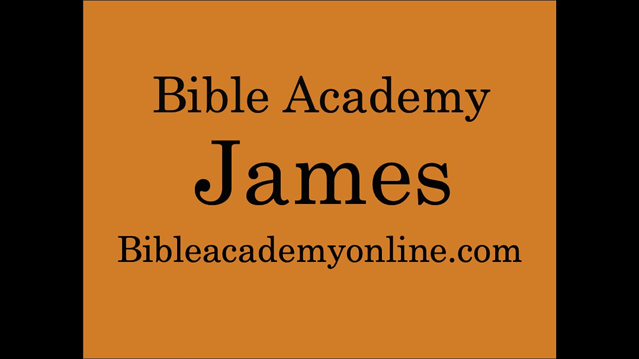 James 3:13-18 Lesson 12