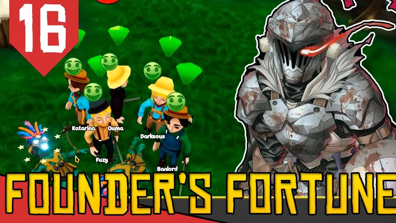 Invadindo a Vila GOBLIN! - Founder's Fortune#16 [Gameplay Português PT-BR]