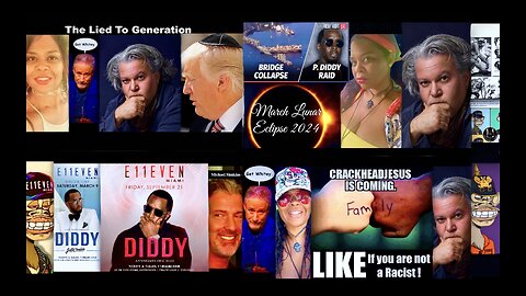 Donald Trump Diddy E11even Michael Simkins FTX Jon Stewart Race Wars FleurBrun Adromedan Victor Hugo