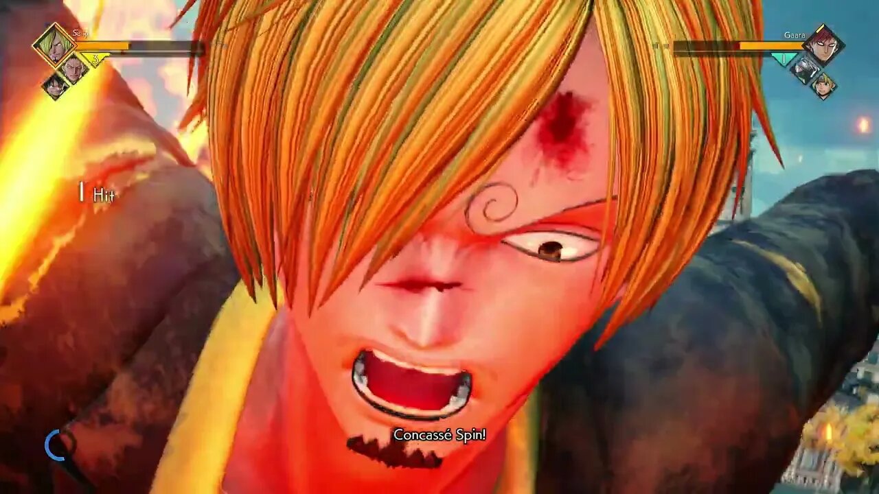 SANJI VS GAARA